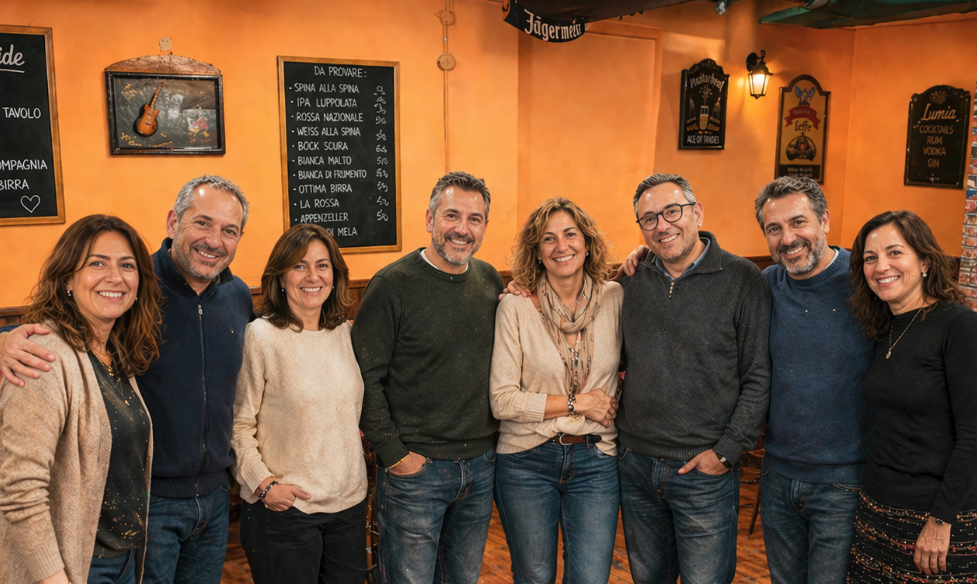 Il gruppo Sliding Doors al Rock Side Pub